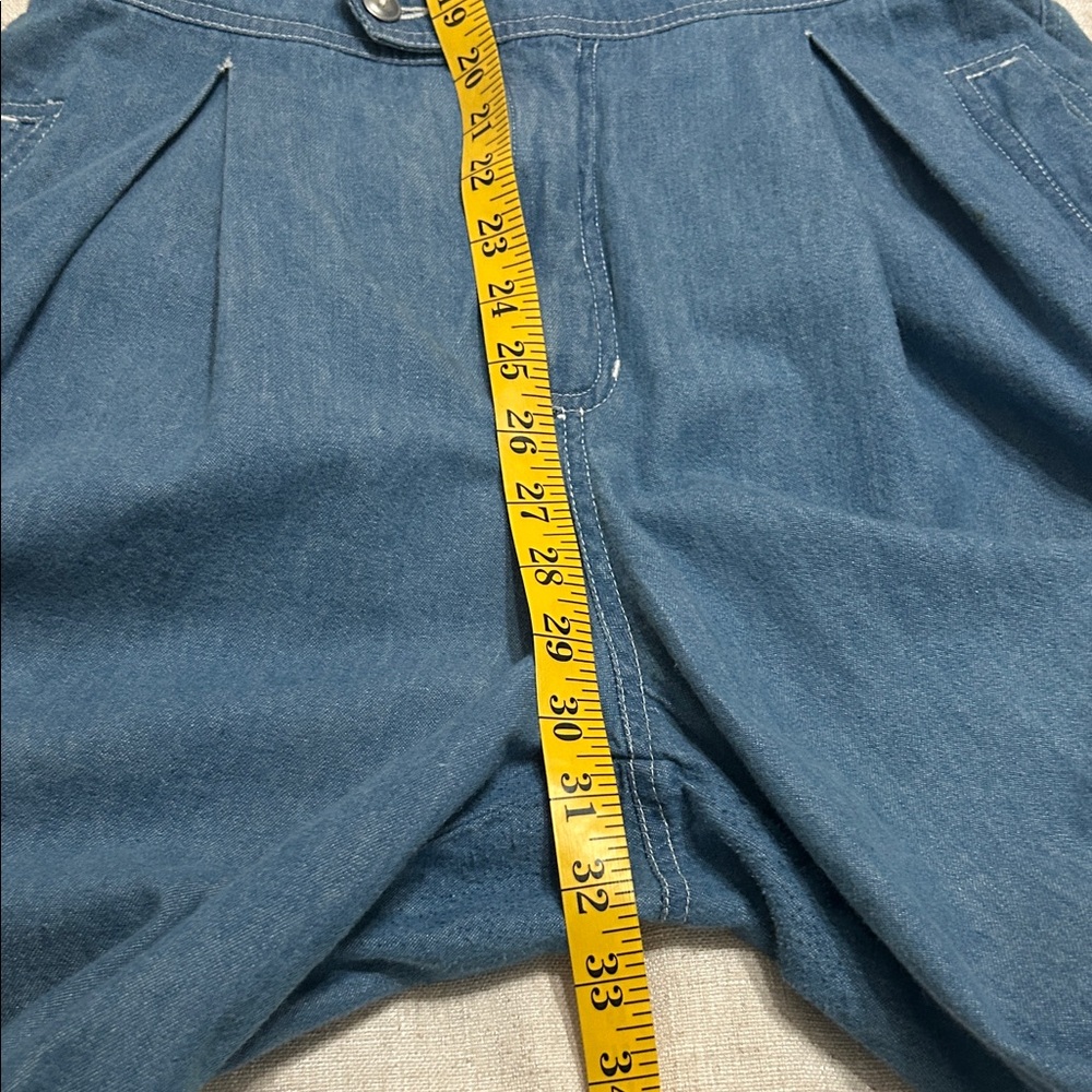 Vintage Liz Wear Jumpsuit Women’s Large Denim 80s Faded Casual - Picture 11 of 16
